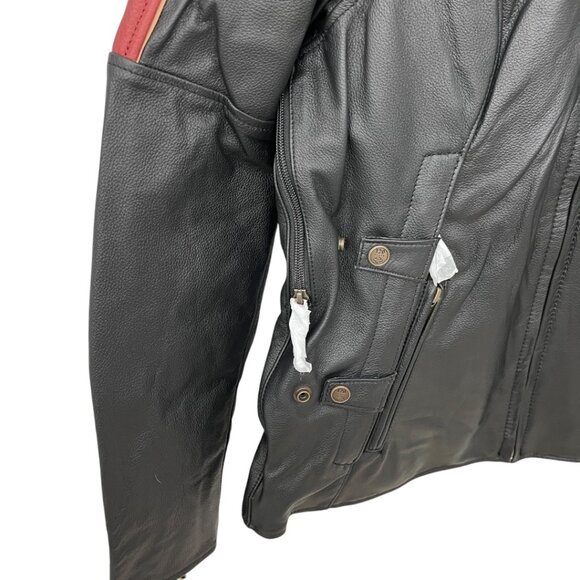 Harley-Davidson® Women's Leather Motorcycle Jacket Large - Picture 6 of 16